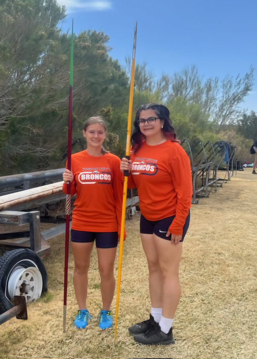 Coach Castaneda and Coach Tyler lead the way in capturing some great shots of our throwers!