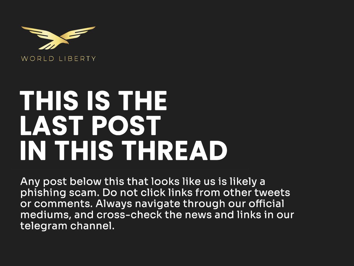 worldlibertyfi's tweet photo. https://t.co/5DZOSRC4xC