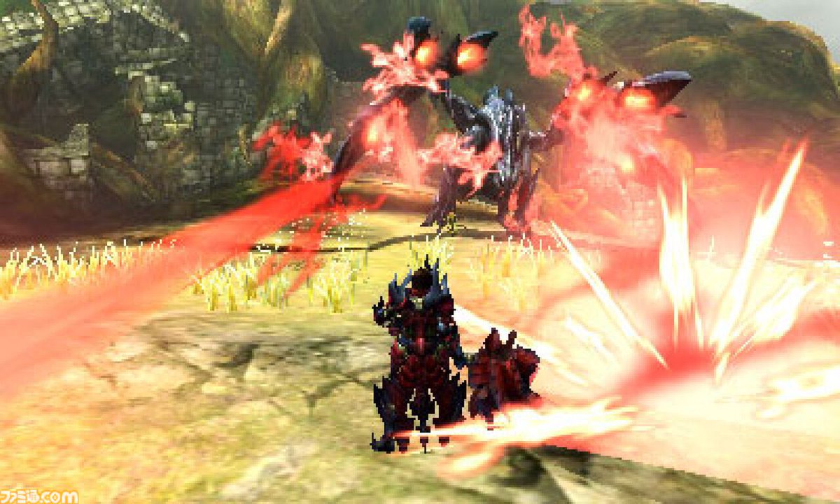 famitsu's tweet photo. 【今日は何の日】
2017年3月18日『モンスターハンターダブルクロス』が発売。今年で8周年
https://t.co/fezsgVTyFS

2015年発売『モンスターハンタークロス』のアップグレード版で、“二つ名”モンスターが大量に追加。鏖魔ディアブロスの水蒸気爆発は印象深い。

#MHXX #MHXXNS https://t.co/g3alB19Axk