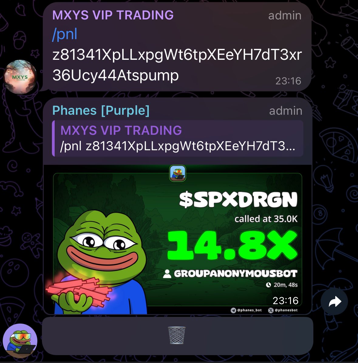 MXYSTradingCorp's tweet photo. Presque un x15 ce soir pour ceux qui doute encore 😂👀 https://t.co/9h31ufgGPM