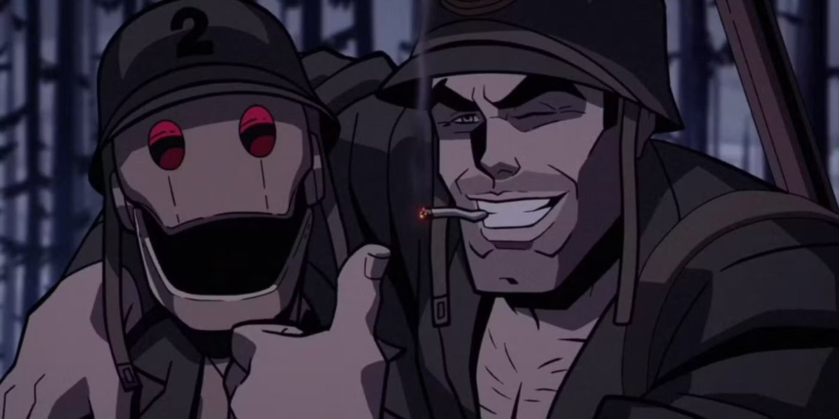 AxelTalksFilm's tweet photo. to those not convince on why dc studios greenlit sgt. rock before other projects 

1. simple, a director as good as luca isn't available every day. and this is what he wanted to make, & i'm sure he had a script or idea prepared, this is a guy who probably won't even do another CBM after this. you jump on that, it's a guarantee great film 

2. budget, a war film like sgt. rock won't break the bank, it's super easy to get on the ground running, and could be a very low risk high reward film. and it is a great chance to show how your new studio is prioritizing creative freedom, visions and art  

3. it's just fucking cool 🤷🏽‍♂️ who doesn't want to see colin farrell and gi robot killing nazis. it's something very refreshing for the medium, just as clayface will be. it create variety your slate. and now adding colin just locks it in for it to be a great film