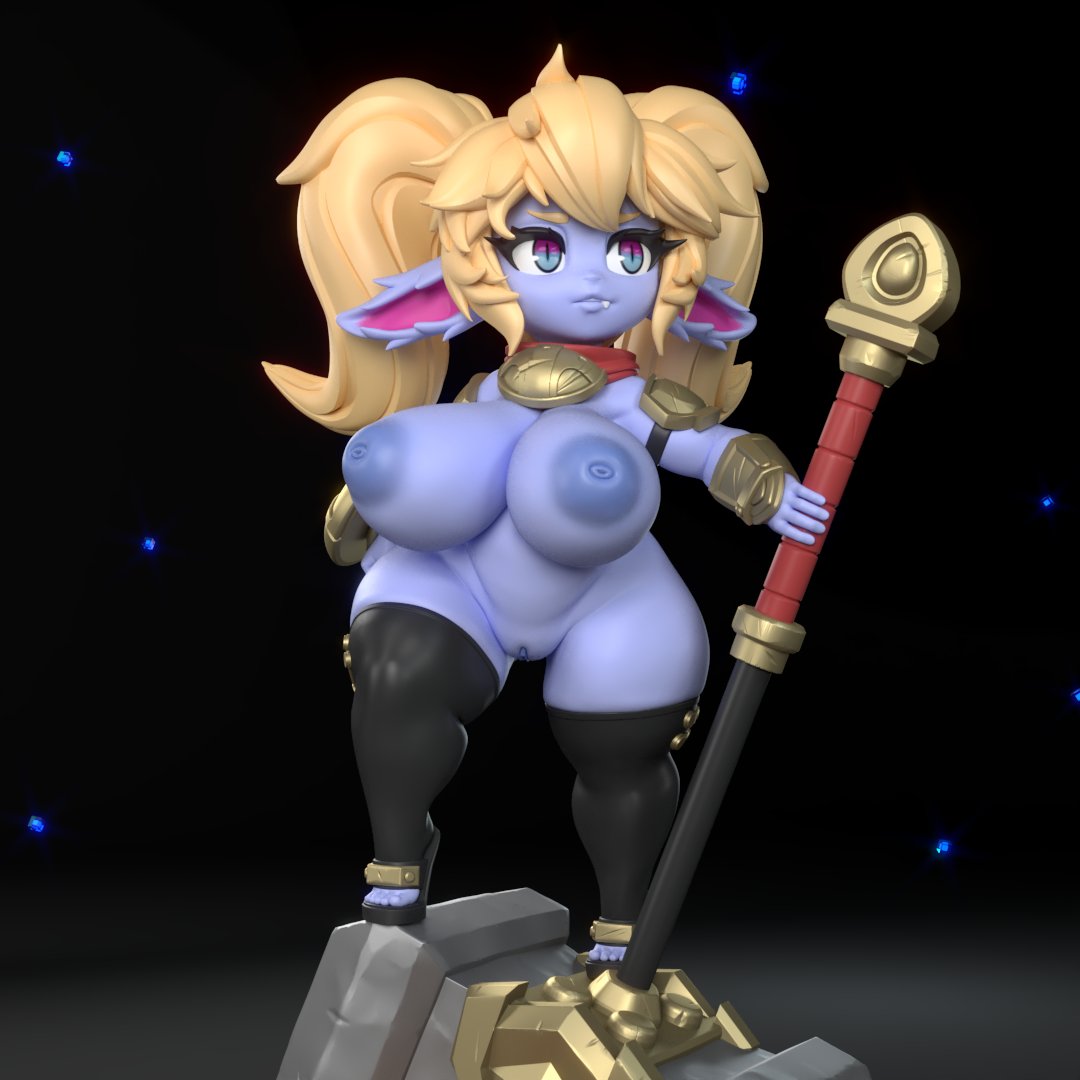 Poppy, The Short-stack menace from LoL, will be my Patreon's next reward very soon. Stay tuned and Hope you like her!🐷
I do believe in the Short-stack supremacy❤️