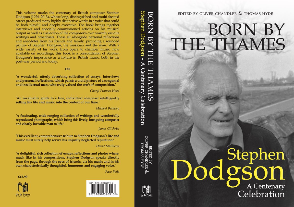 Today would have been Stephen Dodgson's 101st birthday! 
His life and work merit more than 280 characters on X. A bit over 280 pages instead, we recommend this! 
"A heartfelt and thoughtful tribute" ★★★★ BBC Music Magazine 
prestomusic.com/books/products…