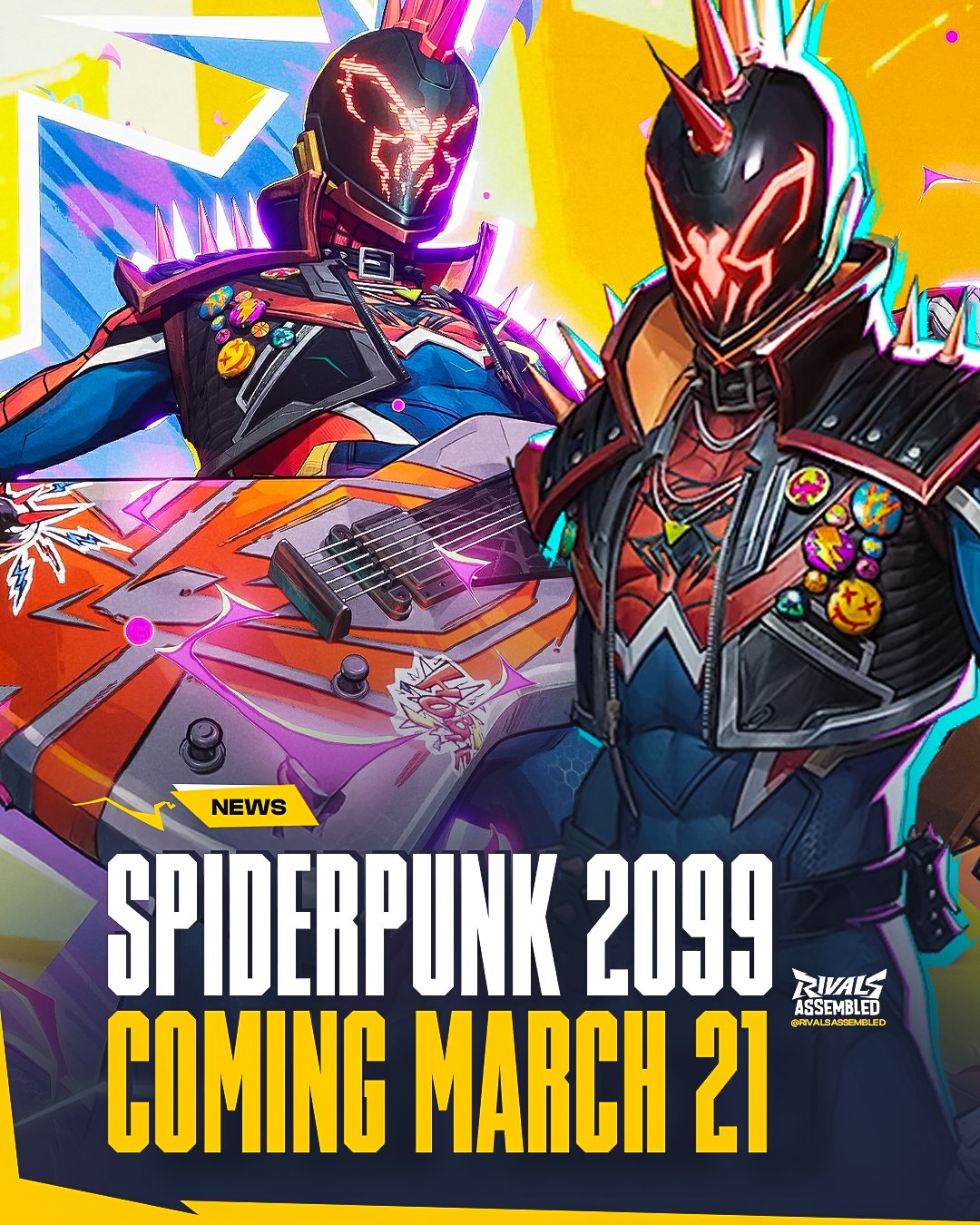 punksページ Marvel Rivals Intel в X: «Beta skin Spider-Punk 2099 is