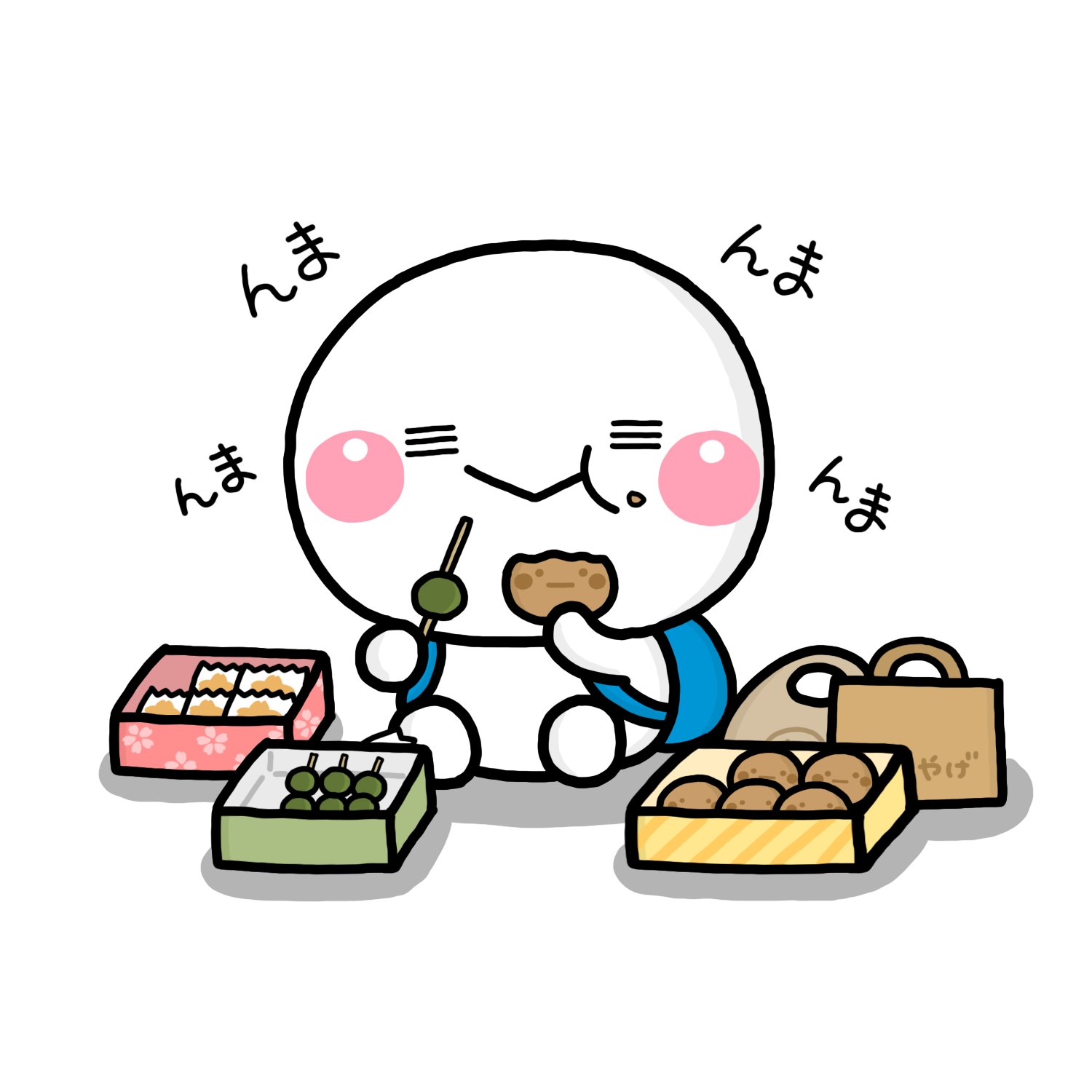 しろまる 複製原画 いしいともこ 元気に