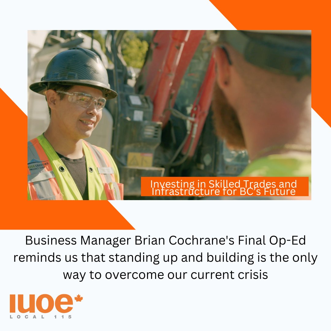 IUOE Local 115 (@iuoe115) on Twitter photo In his final @thevancouversun piece, Biz Mngr Cochrane says he stood up to bullies before & he’s confident that the next generation of Operating Engineers and BC Building Trades workers have the skills to rise to the challenge ahead. 🔗in bio #bcconstruction <a href="/bcibinc/">BC Infrastructure Benefits Inc.</a> <a href="/WeBuildBC/">BC Building Trades</a> In his final @thevancouversun piece, Biz Mngr Cochrane says he stood up to bullies before & he’s confident that the next generation of Operating Engineers and BC Building Trades workers have the skills to rise to the challenge ahead. 🔗in bio #bcconstruction <a href="/bcibinc/">BC Infrastructure Benefits Inc.</a> <a href="/WeBuildBC/">BC Building Trades</a>