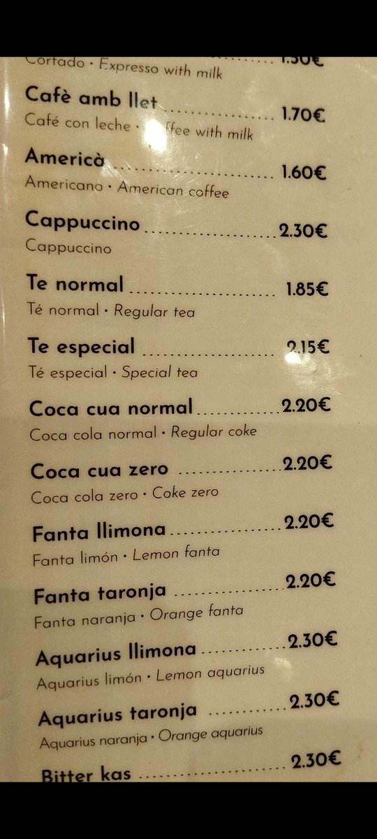 andreulb's tweet photo. @Virgili7 , es pot traduïr coca-cola per coca-cua?? 😁 https://t.co/wqwtcKVWaK
