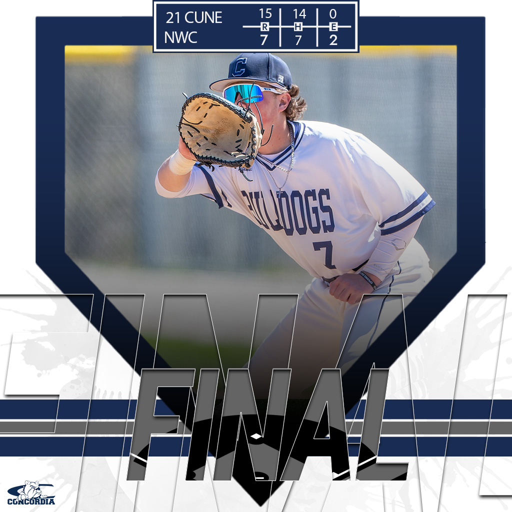 Concordia Bulldogs (@cunebulldogs) on Twitter photo ⚾ | G1 FINAL: (21) <a href="/cunebaseball/">Bulldog Baseball</a> 15, Northwestern 7 (Orange City, IA).
CUNE (14-7, 2-1 GPAC) takes game 1!
Rhoades: 4-4, R, 2B, 5 RBIs | Quinn: 2-3, 2 R, HR, 3 RBIs | Jordahl: 2-3, R, 2B, RBI | Blumberg: 2-4, 3 R | Nekoliczak: 2-5, 3 R, 2B, 2 RBIs | Sweeton: (W) 4 IP, 5 H, 5 ⚾ | G1 FINAL: (21) <a href="/cunebaseball/">Bulldog Baseball</a> 15, Northwestern 7 (Orange City, IA).
CUNE (14-7, 2-1 GPAC) takes game 1!
Rhoades: 4-4, R, 2B, 5 RBIs | Quinn: 2-3, 2 R, HR, 3 RBIs | Jordahl: 2-3, R, 2B, RBI | Blumberg: 2-4, 3 R | Nekoliczak: 2-5, 3 R, 2B, 2 RBIs | Sweeton: (W) 4 IP, 5 H, 5
