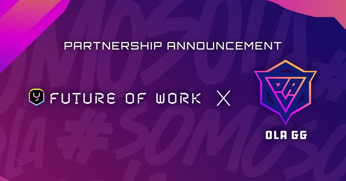 OLAGuildGames's tweet photo. OLA 🤝 @YGGFutureOfWork 

FutureOfWork ofrece oportunidades económicas web3 para los miembros de la comunidad, más allá del mundo de los videojuegos, al integrar sus habilidades y recursos con las necesidades en los nuevos puestos de trabajo. 🫡
¡Juntos le damos acceso a estas nuevas oportunidades!
  
¡Aprendemos y ganamos!