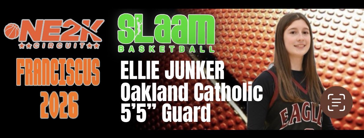 Representing Oakland Catholic, Ellie Junker will once again be competing with <a href="/SLAAMBASKETBALL/">slaambasketball</a> for her junior season! Be sure to come watch <a href="/Ellie_Junker2/">Ellie Junker</a> fill up the stat sheet all season long!