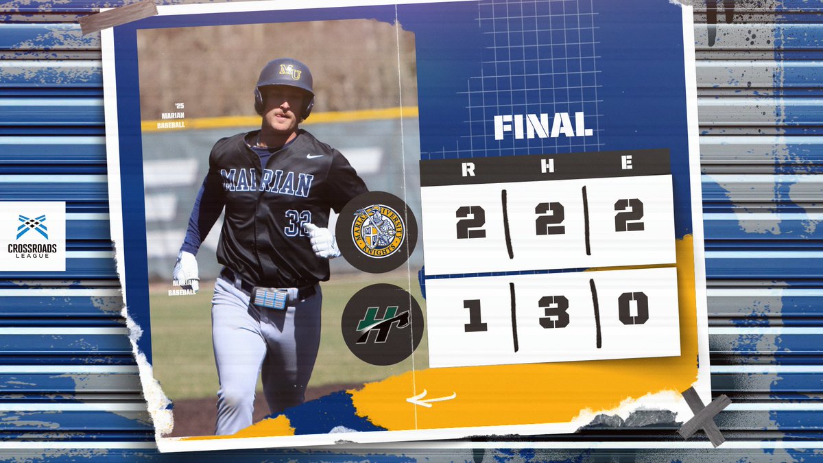 BSB | FINAL | Marian 2-1 Huntington

<a href="/MarianUBaseball/">Marian Baseball</a> comes from behind in the top of the seventh, scoring two runs to steal the final game of the series from Huntington!

The Knights win the series 3-1, their first series win over the Foresters since 2018!