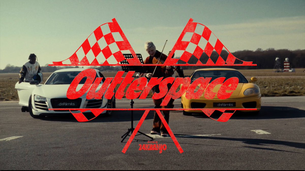 TH8RTY's tweet image. Titlecard for OUTTERSPACE.