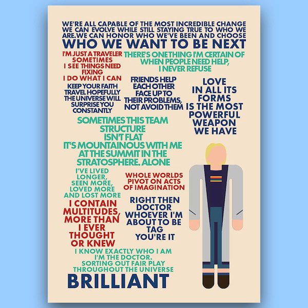 EricTonic's tweet photo. @TrilbeeReviews I design Doctor Who things! (I also did that Every Doctor Ever print that is due a big update) https://t.co/SJFHpz7rd6 https://t.co/y48W3msF8P