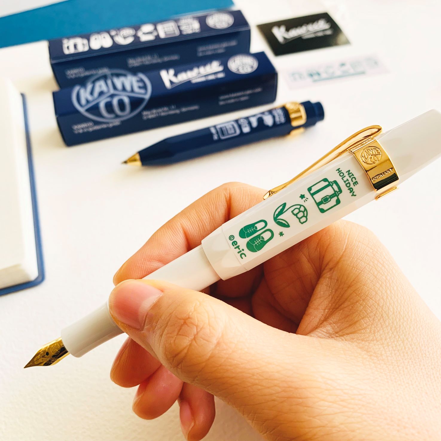 kaweco×eric コラボ第三弾　万年筆&ボールペンセット お知らせ📝】 ⁡ Kaweco × eric コラボ第三弾が発売になります