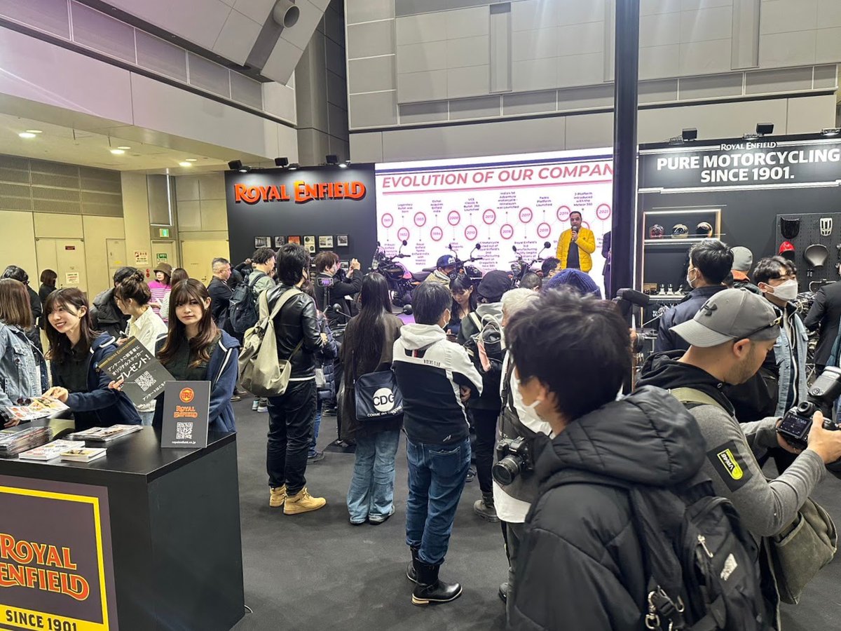 RE_TokyoCentral's tweet image. 店休日のお知らせ

3月28日（金）
東京モーターサイクルショー開催のため、店休日とさせていただきます。

翌日29日から通常営業となります！

ぜひこの機会にモーターサイクルショーに足を運んでみてください✨

mytec-realize.com/info/?cd=145

#ロイヤルエンフィールド #RoyalEnfield #TMCS