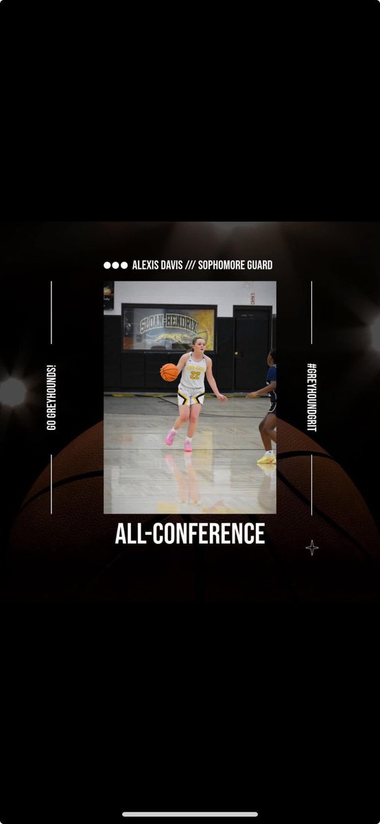 ‼️NETS SHOUTOUT‼️
Way to go <a href="/alexisdavis2027/">Alexis Davis</a>! Your basketball IQ and relentless defense sets you apart. You earned this award and there will be many more in your bright future. Congratulations on achieving All-Conference honors!🖤🏀