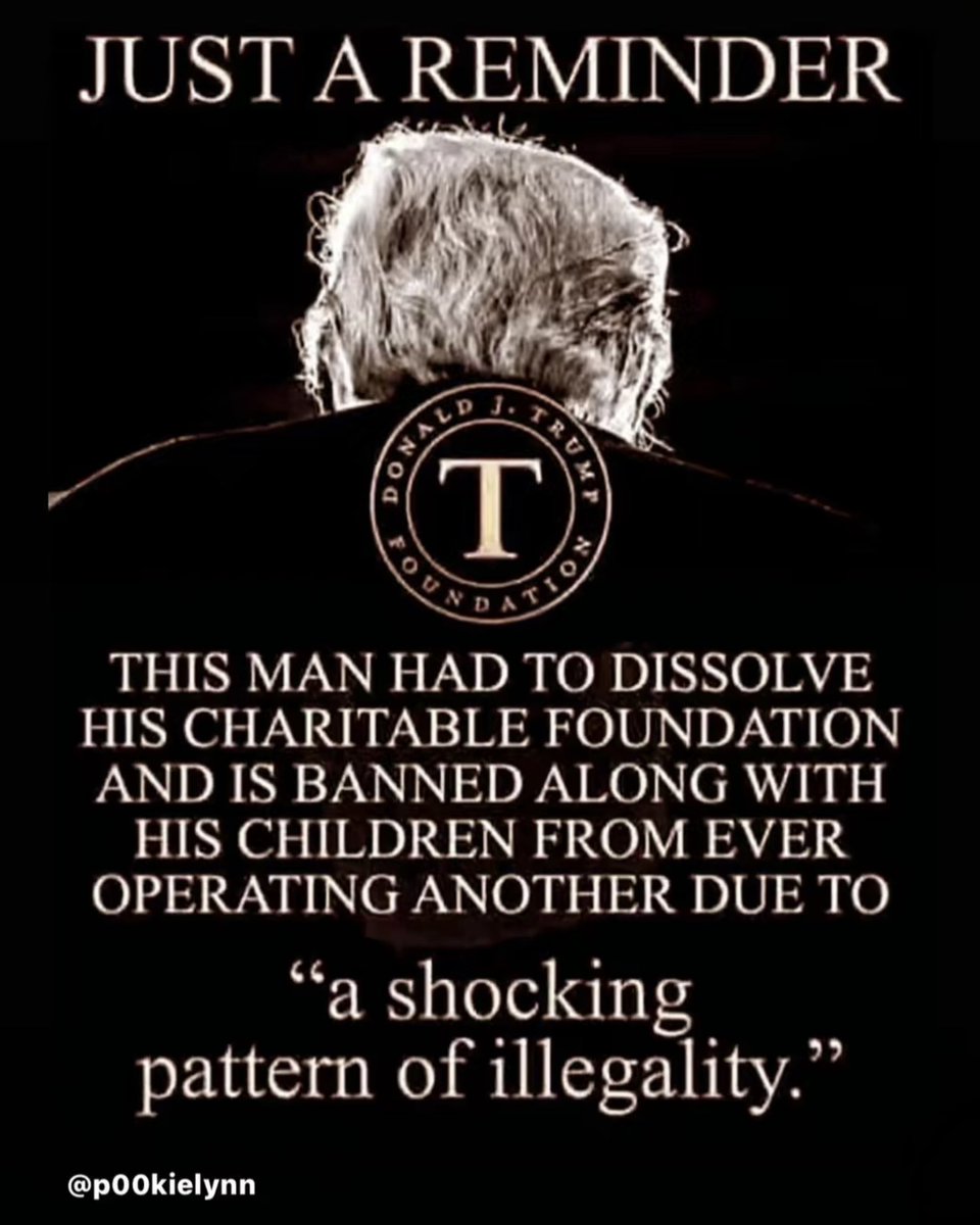 He couldn’t even run a charity without breaking the law—Now he believes he’s in charge of the Supreme Court, Congress, our rights, and the U.S. justice system. Who’s going to stop him?!