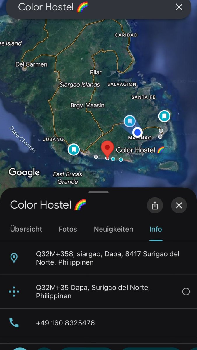 😃 New #name for the #hotel #hostel in #din #paulino near #dapa and #GeneralLuna I have #6 #rooms #availible for #freestyle also with #kids ♥️ lich #welcome 🙌🏾

Show my #google Site 👀

maps.app.goo.gl/aLJ9phyVpyNyR7…