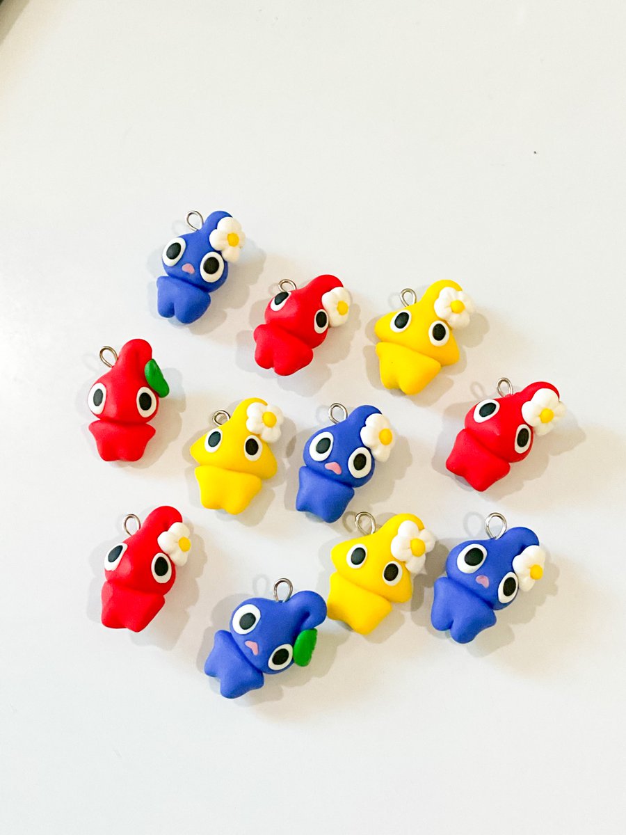 Magikai_Crafts's tweet photo. Litol Pikmin and Korok charms I'm currently working on 🌸

#pikmin #polymerclay #koroks #korok #thelegendofzelda https://t.co/XKXAaXamol