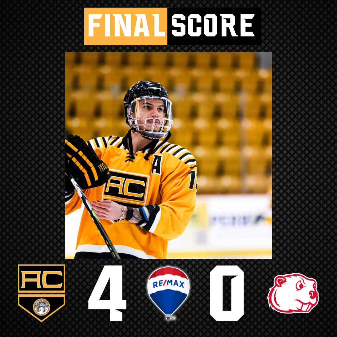 DAWGS WIN! DAWGS WIN! DAWGS WIN! ALLEN, REGAN, ARMSTRONG AND DICESARE ALL NET GOALS AND DECOTTIGNIES PICKS UP THE 43 SAVE SHUTOUT AND WE’RE GOING BACK TO THE NATIONAL CHAMPIONSHIP GAME FOR THE THIRD STRAIGHT SEASON!!!!