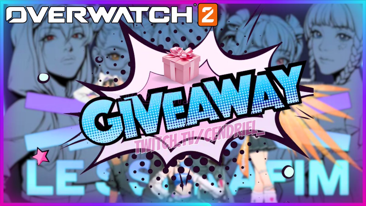 cendriel_'s tweet image. 🎉Overwatch 2 x LE SSERAFIM Giveaway 🎉

How to Enter:
🪩 Follow @cendriel_ 
🪩 Like &amp;amp; retweet this post
🪩 Comment your favorite skin from the collab!

Bonus: follow me twitch.tv/cendriel

Winner picked for one skin on 3/21, GL!!! 🩷 

#Overwatch2 #Giveaway 

Note: Must…