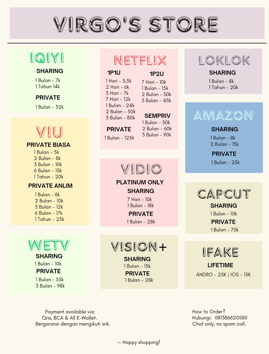 hii aku open apps premium murce dan berkualitas, bergaransii dan fasresp via wasap yaa!
#zonauang
