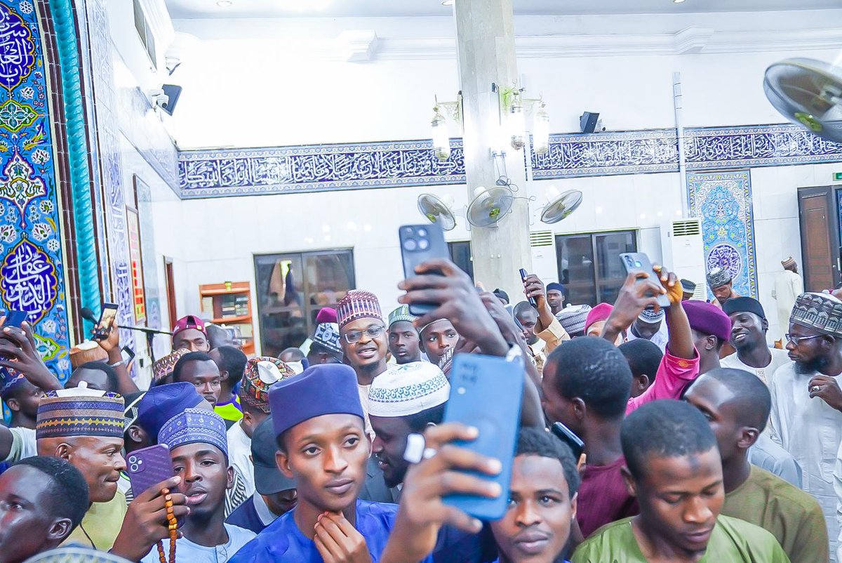 ProfIsaPantami's tweet photo. Ramadan Tafseer 17:
The tafseer session at Annoor Masjeed Wuse 2, Abuja discussed Chapter 3, Verses 170 and 171 of the Glorious Qur'an. Key lessons learned include:

1) Optimism is essential for attaining success;

2) Martyrs are alive with Allah and hold a special position;

3) There are various categories of martyrs, including those who die from drowning, tuberculosis, on Friday, as a result of childbirth, fire, or while defending their faith, family, or wealth;

4) Martyrs are rewarded with Allah's blessings in the hereafter;

5) Whoever sincerely seeks martyrdom from Allah will be granted this status, even if he passes away in his bed;

6) Martyrs are forgiven all sins except for any outstanding debts; therefore, we should strive to settle our debts as soon as possible; and 

7) Giving glad tidings to one another is recommended. Let us also remember that life in this world is fleeting and deceptional, while the life of the hereafter is eternal and indeed exceptional. 

May Allah register you and me among the companions of Jannatul Firdaus in this month of Ramadan.

Isa Ali Ibrahim Pantami, CON (Majidadin Daular Usmaniyya) 
17/Ramadan/1446AH.