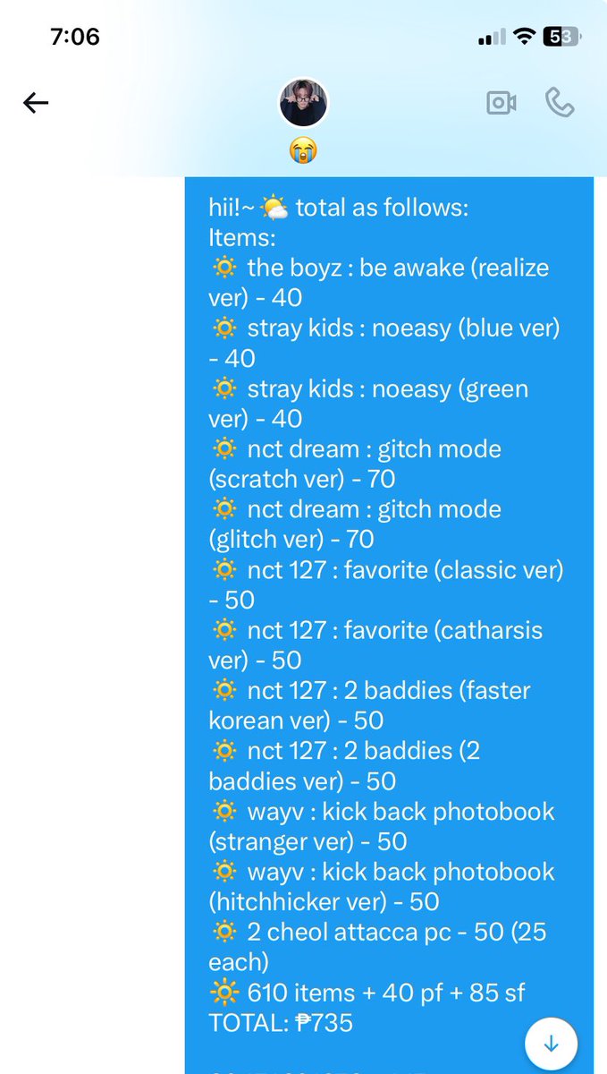 .◜◡◝ tweet media