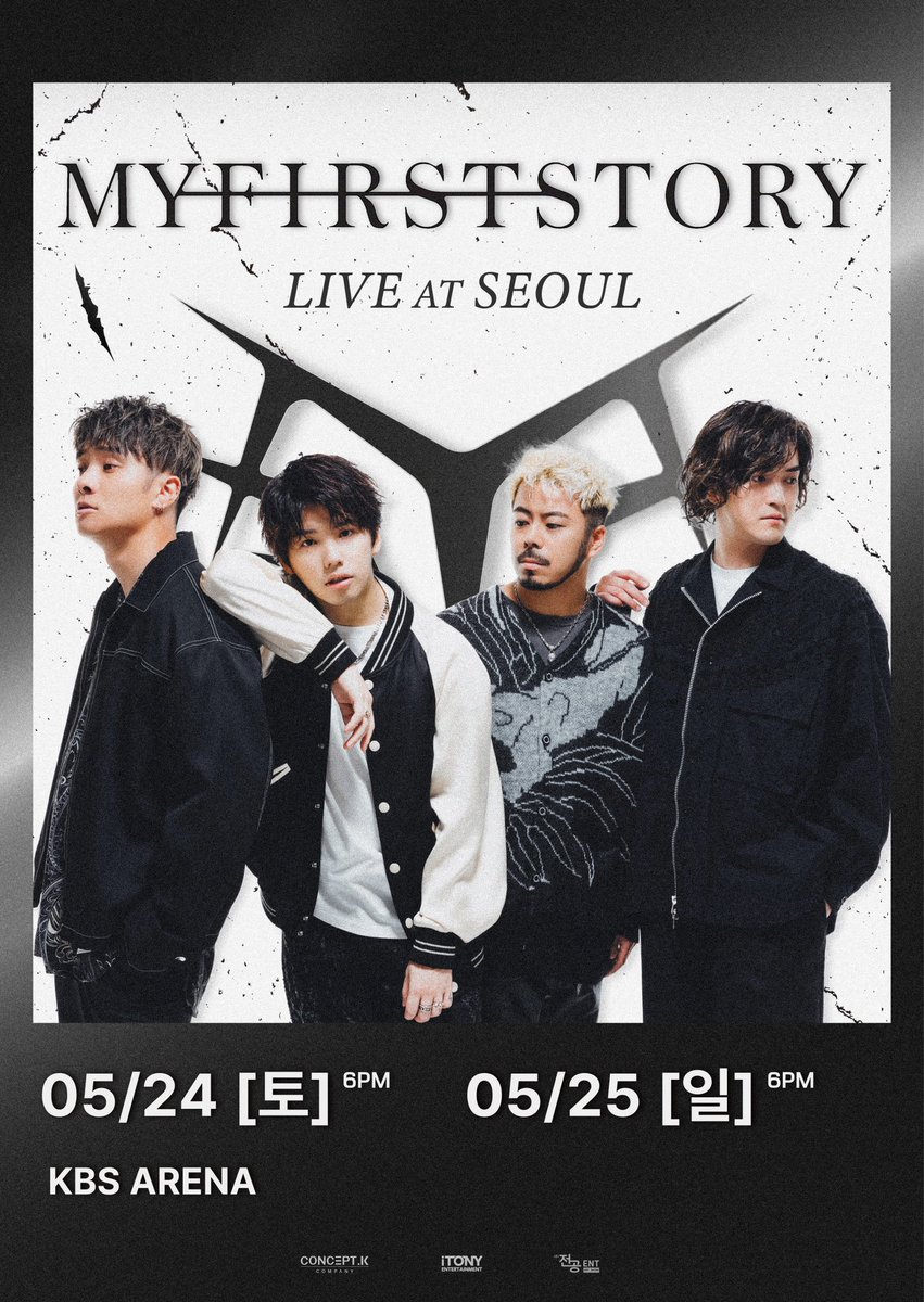 お知らせ / 공지】 MY FIRST STORY ASIA TOUR 2025 at SEOUL 5월 24일
