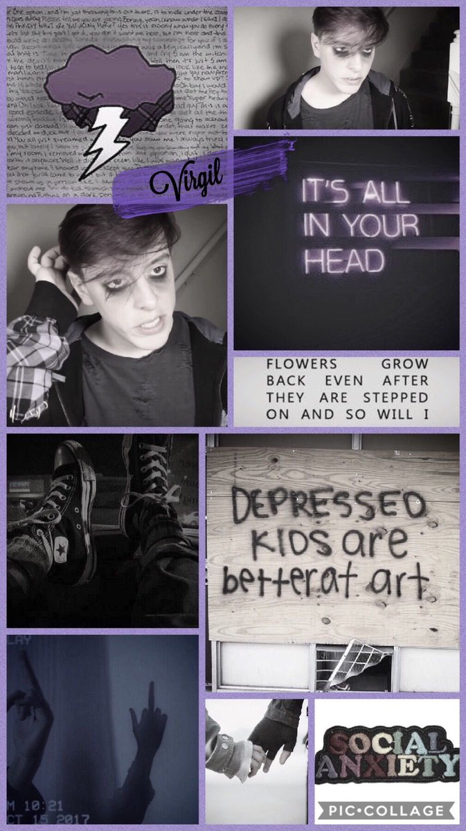 Last week my sib did my makeup inspired by Roman and Virgil Sanders.