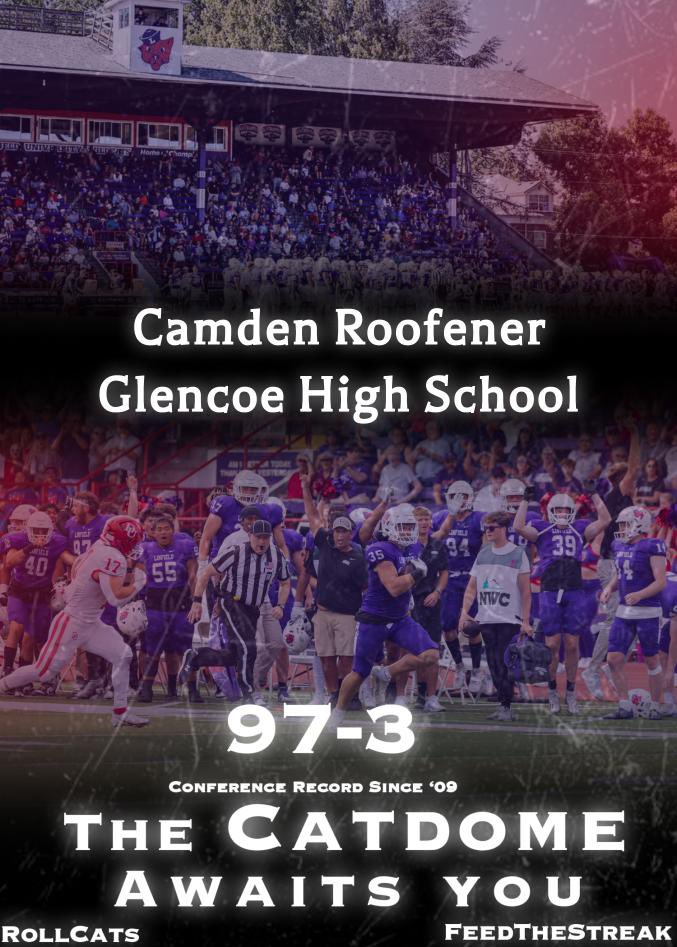 After a great conversation with <a href="/Adin_wolf13/">Adin Wolf</a> and the rest of the coaching staff, I’m excited to announce that I have received my 3rd Division 3 offer to play football and wrestle at Linfeild University. #Catdome #GoCats