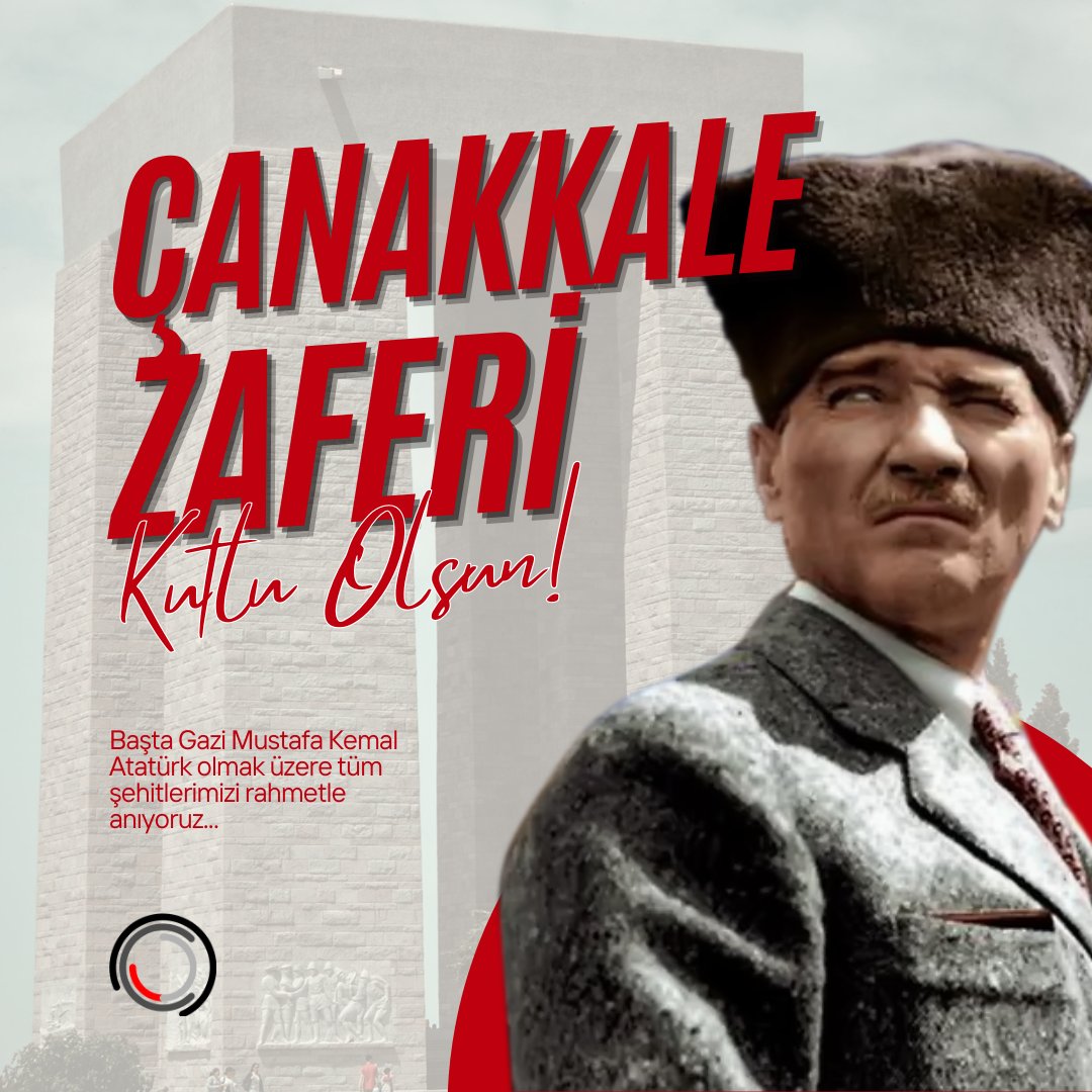 18 Mart Çanakkale Zaferi Kutlu Olsun🇹🇷
Başta Gazi Mustafa Kemal ATATÜRK olmak üzere tüm şehitlerimizi rahmet ve minnetle anıyoruz.

#ÇanakkaleZaferi #18Mart