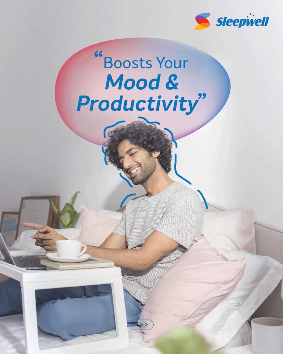 Sleepwell_ME's tweet photo. Why is quality sleep non-negotiable? 💤  ✔ Boosts mood &amp; productivity  ✔ Strengthens immunity  ✔ Improves memory &amp; focus  Upgrade your sleep, upgrade your life! 🌙✨
Hashtags:  #SleepBetterLiveBetter #HealthyLiving #SleepwellComfort #GoodNightSleep https://t.co/yrgmbFh6aH