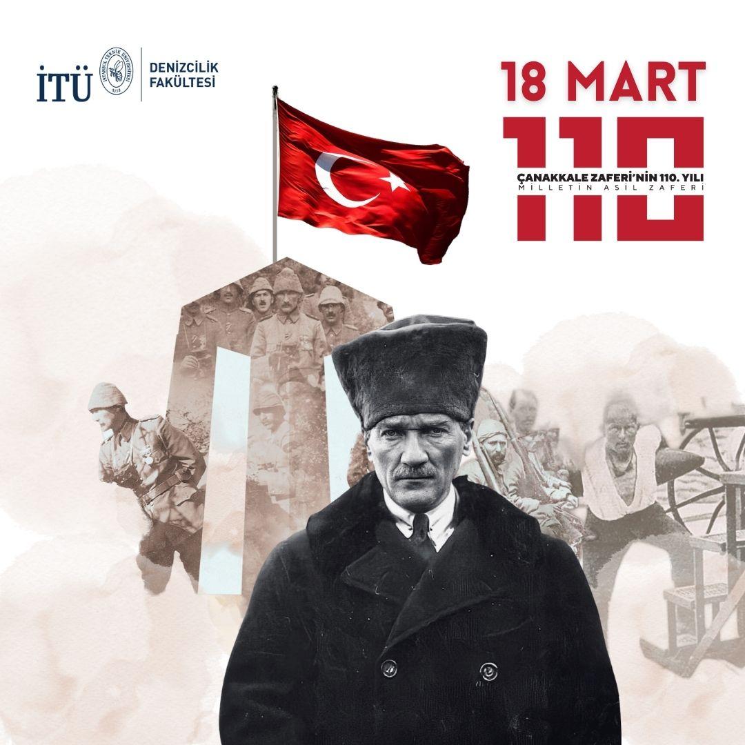 18 Mart #canakkalezaferi kutlu olsun. #İTÜ #Denizcilik