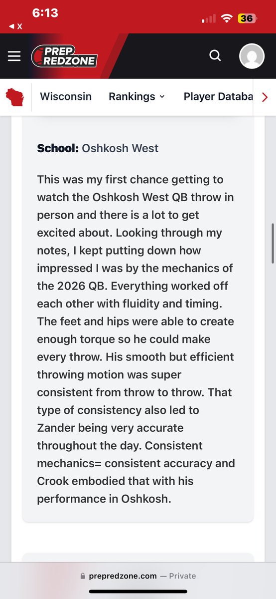 Zander Crook 2026 (@zandercrook3) on Twitter photo Thank you <a href="/MJ_NFLDraft/">Mark Johnson</a> for the camp write up! @B19Kamrath <a href="/PrepRedzoneWI/">Prep Redzone Wisconsin</a> <a href="/Coach_J_Ray/">Joey Ray</a> Thank you <a href="/MJ_NFLDraft/">Mark Johnson</a> for the camp write up! @B19Kamrath <a href="/PrepRedzoneWI/">Prep Redzone Wisconsin</a> <a href="/Coach_J_Ray/">Joey Ray</a>