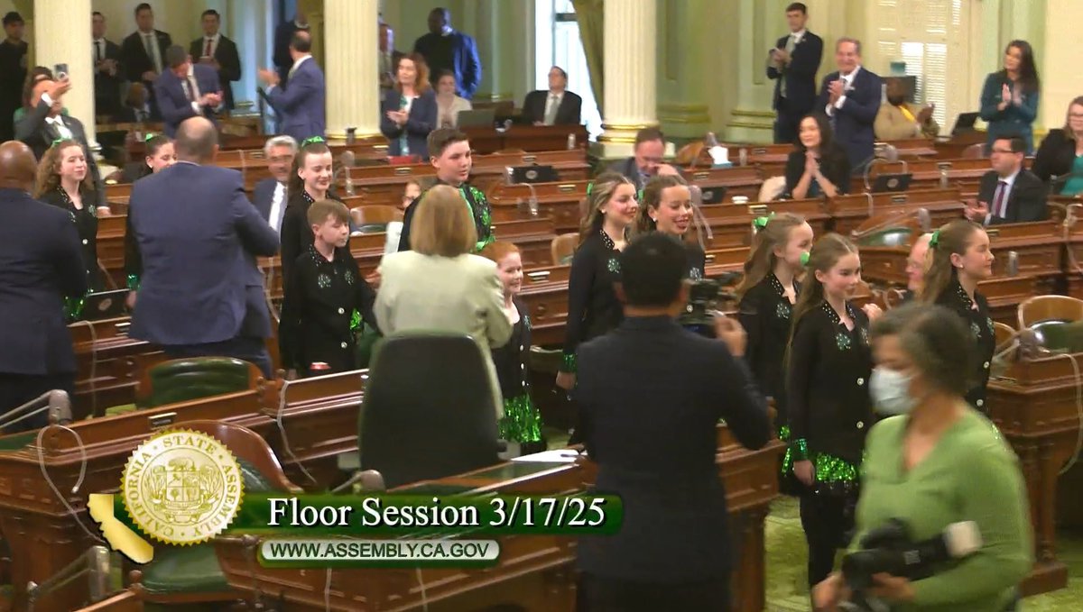It’s not often we get to celebrate St Patty’s Day on the actual day-of here at the Capitol. It was great to have the kids from Kennelly School of Irish Dance here to put on an awesome performance!