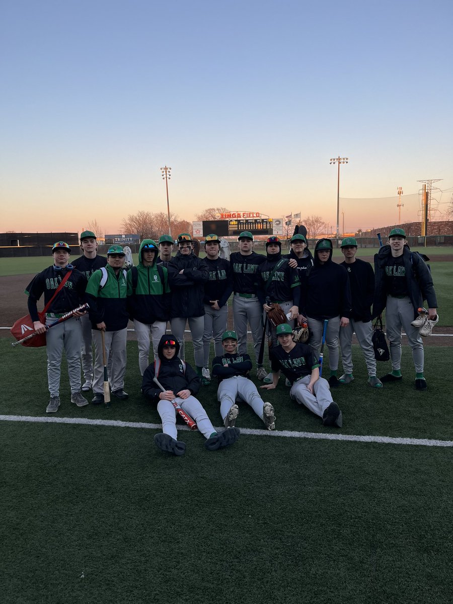 OLSpartansBsb's tweet photo. OL 17, Crete Monee 2. Spartans (1-0) win behind the arm of John Olejniczak (4ip, 8K, 1h) and the bats of Jack Dempsey (2-3, 3b, 2rbi), Jackson Hilger (2-4, 3R, 2sb), and Peyton Melnik (2-4, 3b, 2rbi).  #olchspride https://t.co/yAEYxD1To9