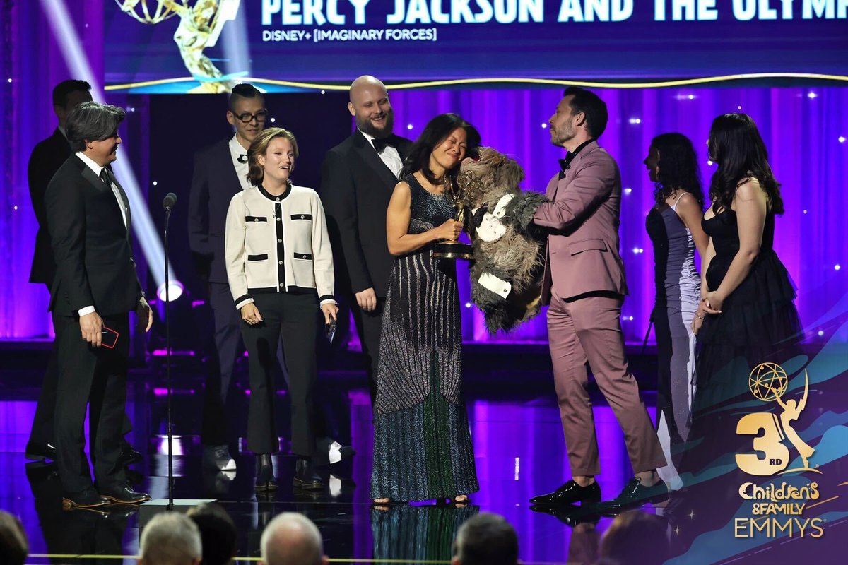 imaginaryforces's tweet image. Divine news for the Demigods! Our title design for @PercySeries on @DisneyPlus won Outstanding Show Open at the Children’s & Family Emmy Awards! Huge congrats to our incredible team, a big thank you to @TheEmmys and a round of applause to all of the nominees! #IFcreates⚡️🏛️