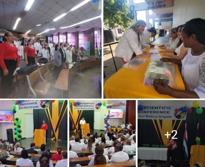 As always, we appreciate the collaboration of the Educational Brigade, the logistics,accreditation and teaching committees, the presence of Sponsor Poen and everyone who, in one way or another,contributed to the smooth running of this activity today
#Cuba #CubaCoopera #BmcJamaica