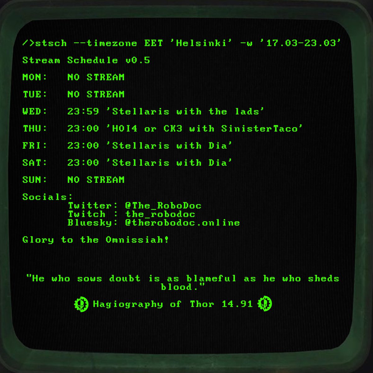 🤖 RoboDoc 🤖 tweet media