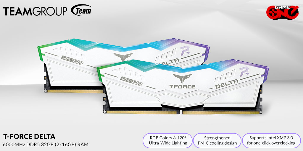 gameoneph's tweet image. Style and performance combined together with the T-Force Delta RGB DDR5 6000MHz CL30 White Desktop Memory.

🛒Shop Now: bit.ly/3IEYizO

#teamgroup #tforcedelta #desktopmemory #ram #pcperipherals #pcparts #pcuphrade #gameoneph