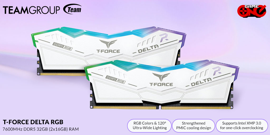 gameoneph's tweet image. Bring the best out of your rig with the T-Force Delta RGB 32GB DDR5 7600MHz CL36 White Desktop Memory. Upgrade now!

🛒Shop Now: bit.ly/3IEYizO

#teamgroup #tforcedelta #desktopmemory #ram #pcperipherals #pcparts #pcupgrade #gameoneph