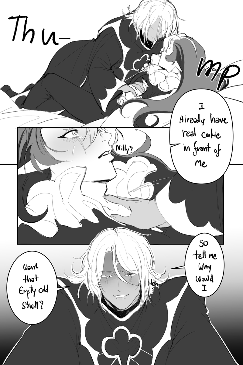 Hey Shadow milk--
You just offer a room for him. You can't tell that you won't see this coming 👀👀
#cookierunkingdom #cookierunkingdomfanart #pureshadow #shadowvanilla #vanillashadow