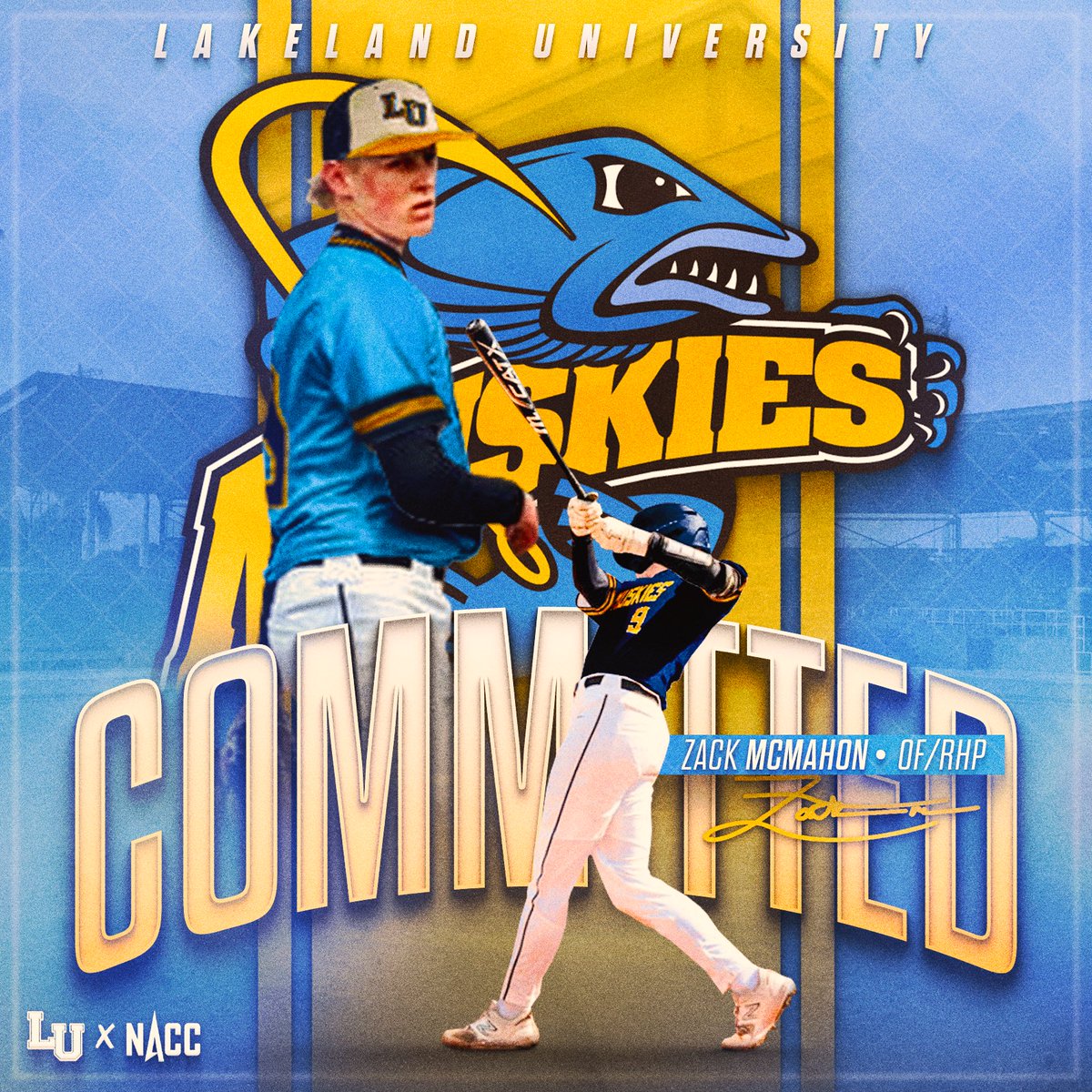 ZackMcMahon07's tweet image. I am honored and blessed to announce that I will be continuing my athletic and academic career at Lakeland University Wisconsin. I want to thank my Family, Friends, Coaches, and Teammates for their support during this journey! #NCAABaseball