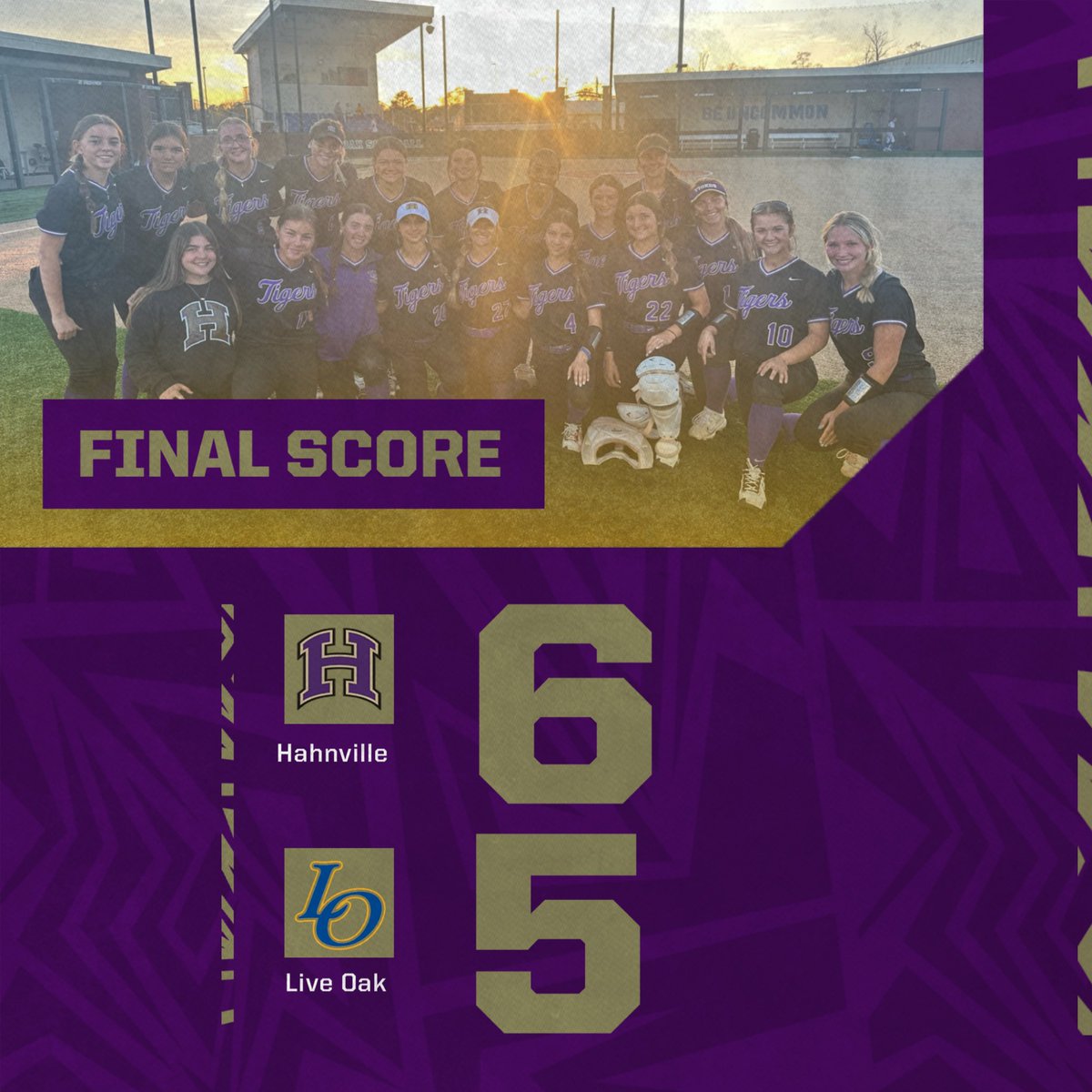 Hahnville High Softball tweet media