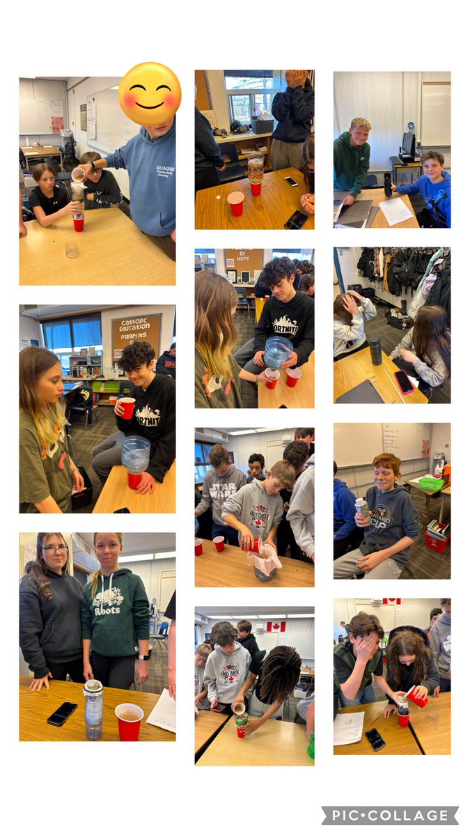 7/8’s tested their science culminating assignments today. 7’s tested their thermos’ for heat retention and 8’s tested their water filters. 8’s asked to re-filter their water to try and get the cleanest water possible. An awesome afternoon of learning.