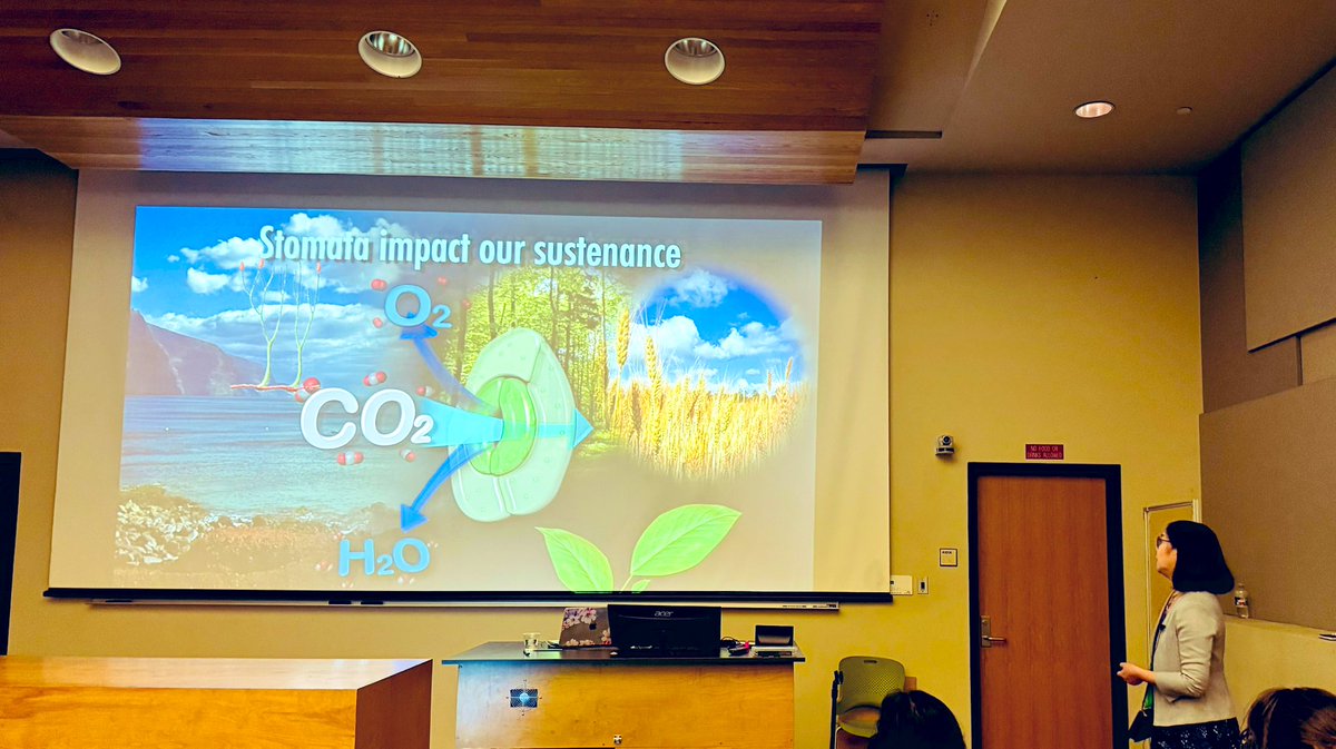 Wonderful and inspiring talk from <a href="/KeikoUTorii/">Prof. Keiko Torii</a> about stomata! <a href="/LSU/">LSU</a>