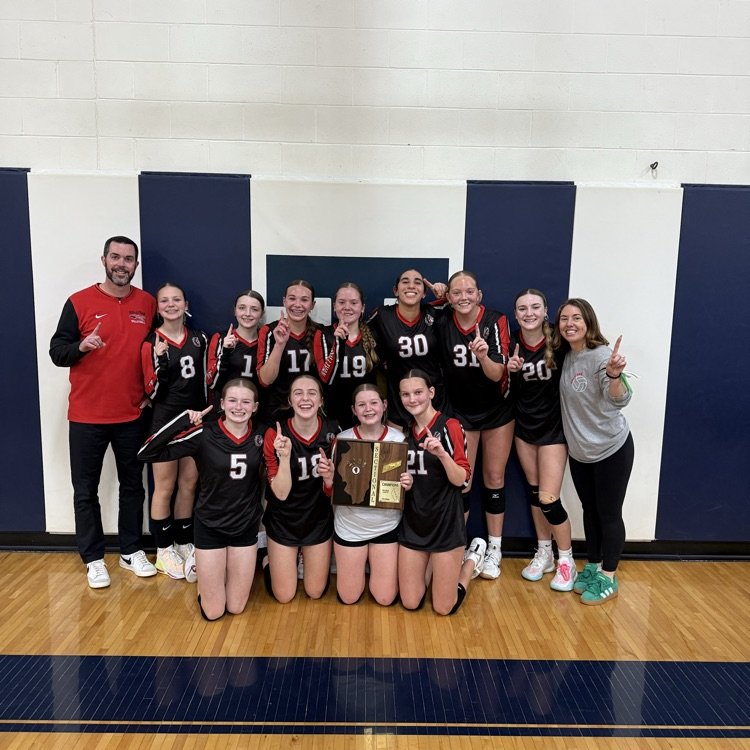 RedskinsAD's tweet photo. The 8th Grade Sullivan Lady Redskins are Sectional Champions! They will be headed to the State Finals starting this Friday @ Pana. The girls will have an escort back into town by Sullivan FD! Come out and welcome them back to town! Go Lady Redskins! #OneTribe https://t.co/j7zDd8lUjJ