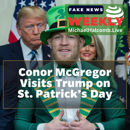 WASHINGTON, D.C.—In what experts are calling the loudest diplomatic meeting in history, UFC fighter Conor McGregor met with President Donald Trump at the White House on St. Patrick’s Day to discuss an issue closer to his heart than even his love for himself: illegal immigration