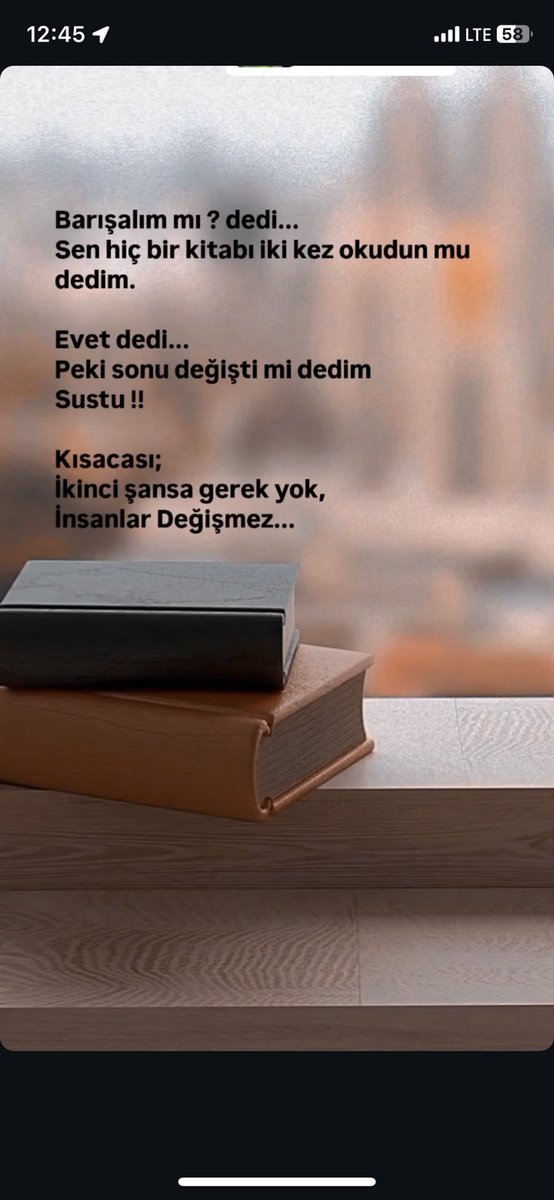 Değişmek her kese nasip olmaz. .